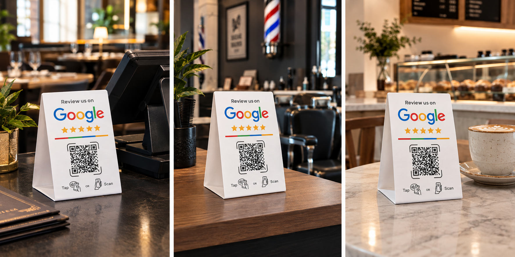 Placas NFC en tres escenarios de negocio